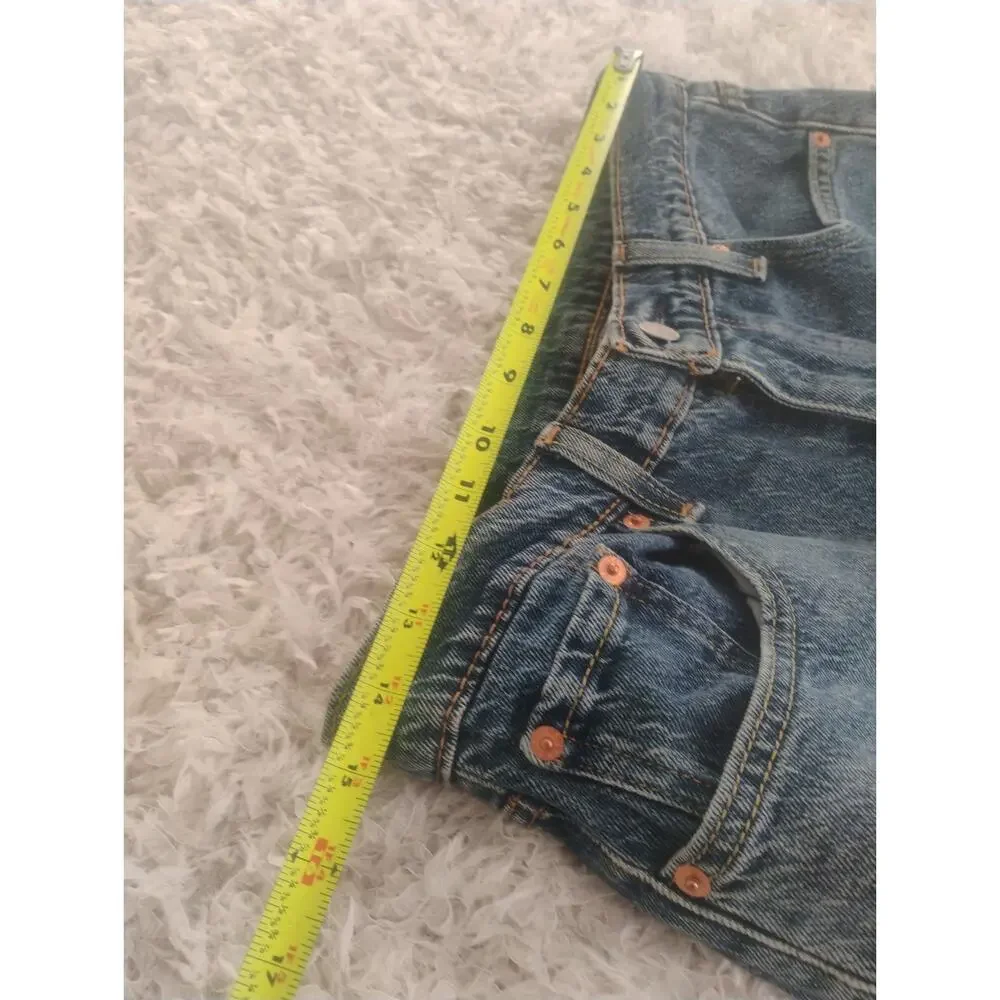 Levi’s 502 Taper Fit Jeans Men’s 30x30 Medium Wash Blue Denim Red Tab Work Pants